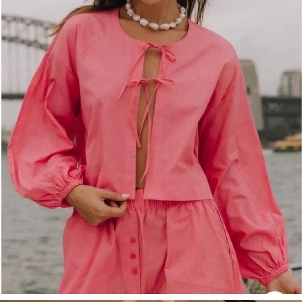Daily Drills Pink Cover Up Set